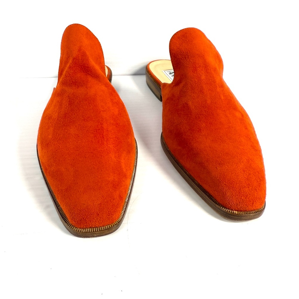 Anne Klein Bright Orange Women's Loafers Mules